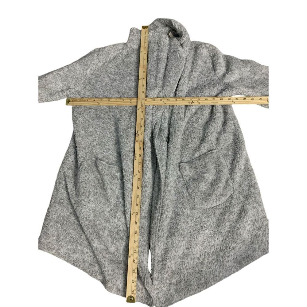 GREAT CONDITION WOMEN Hugs From Soft Surroundings grey Hug-Me Cardigan Sweater P - Picture 6 of 8